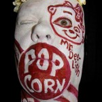 popcorn face